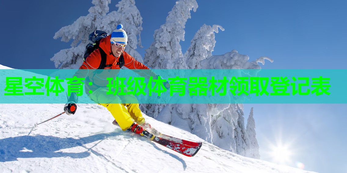 星空体育：班级体育器材领取登记表