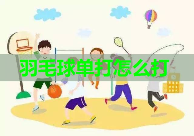 羽毛球单打怎么打