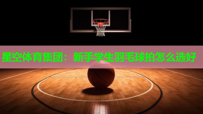 新手学生羽毛球拍怎么选好 新手学生羽毛球拍怎么选好